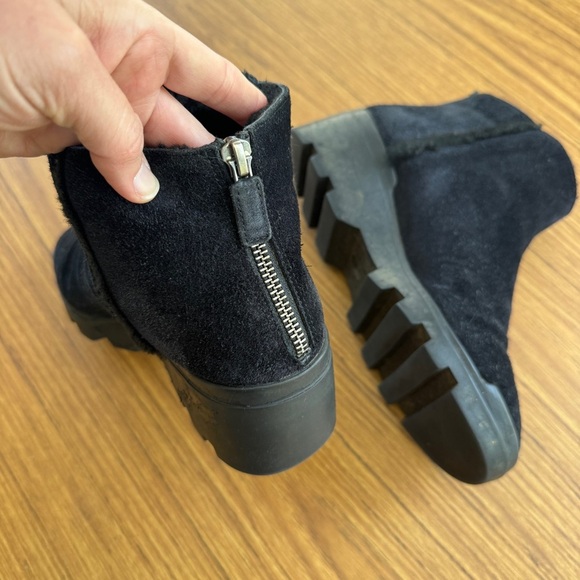 Eileen Fisher Rescue Weatherproof Suede Bootie sz8.5 - Picture 5 of 8